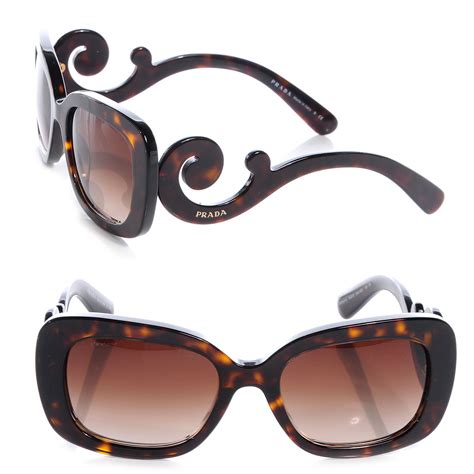 Prada tortoise shell eyeglasses